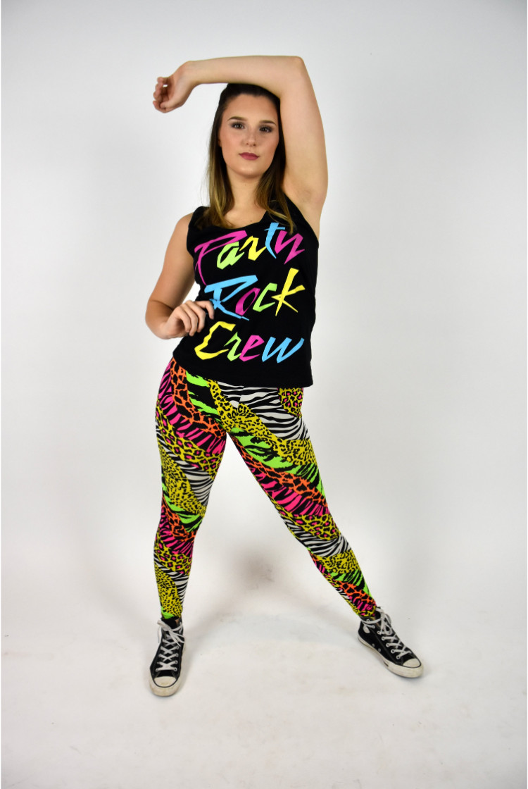 ANIMAL PRINT LEGGINGS WITH T-SHIRT - SOLD IN SETS OF 20