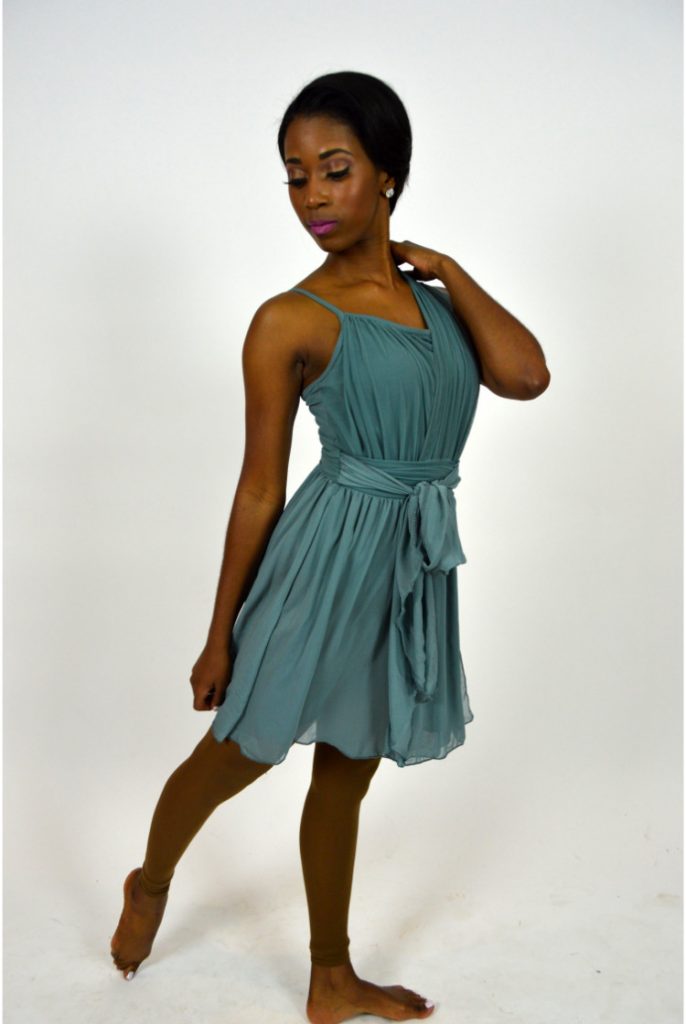 GREEN LYRICAL DRESS The Costume Closet