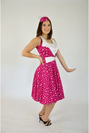 polka dot petticoat dress