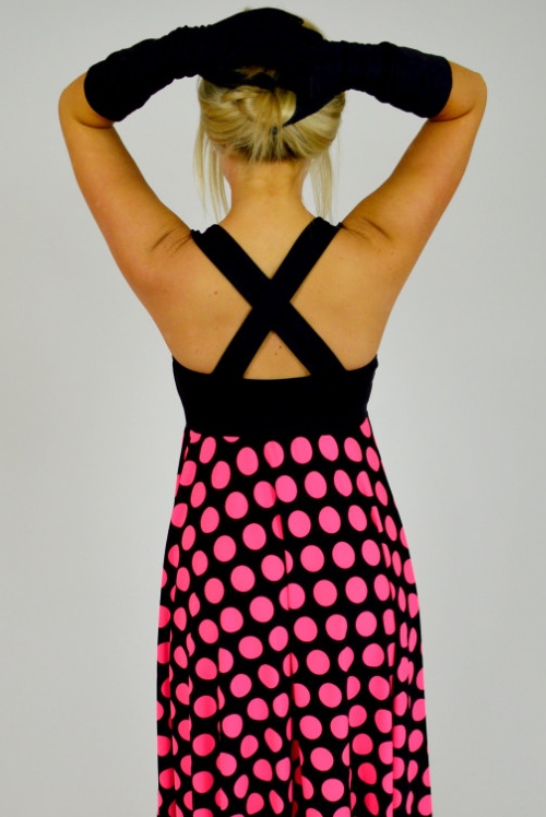 Pink Polka Dot Dress Sold As A Set Of 54 The Costume Closet 