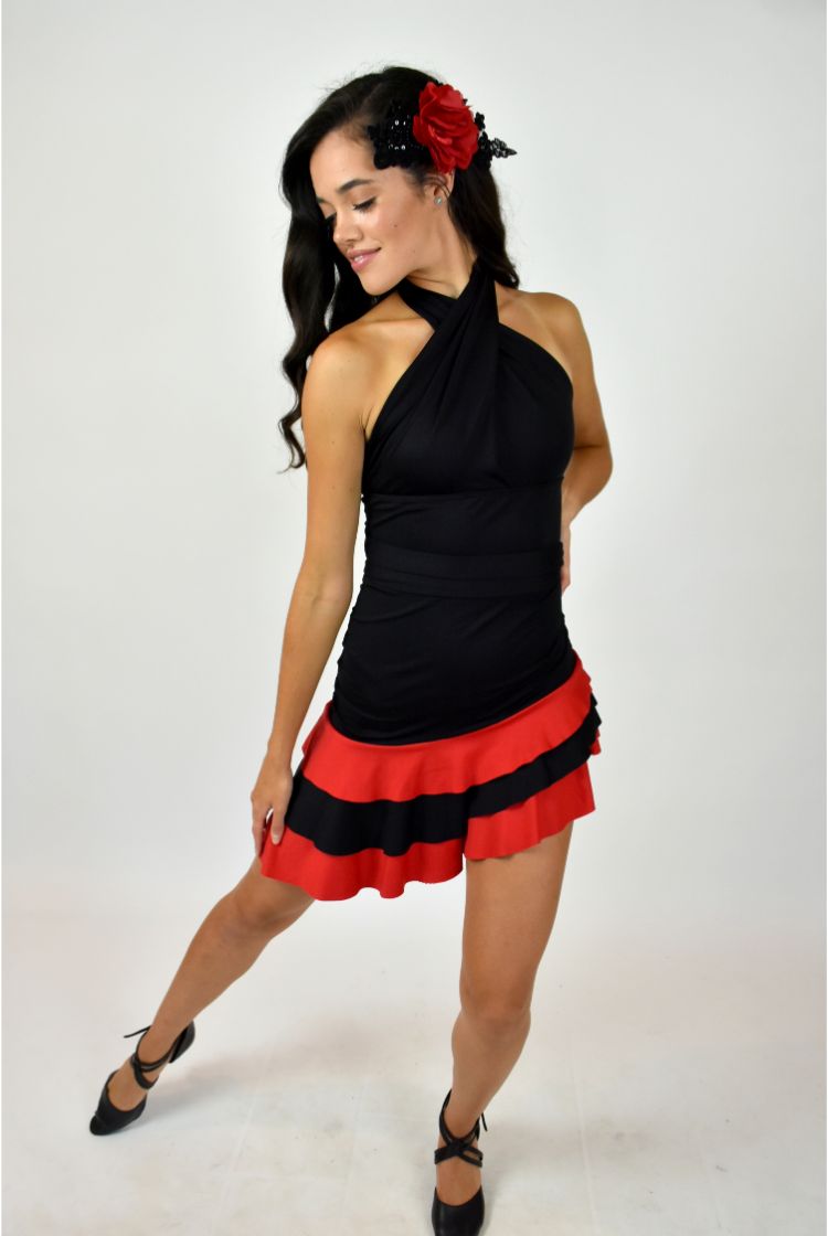 Black shop salsa dress