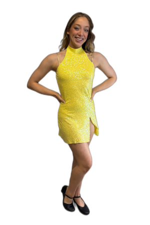 YELLOW MINI DRESS