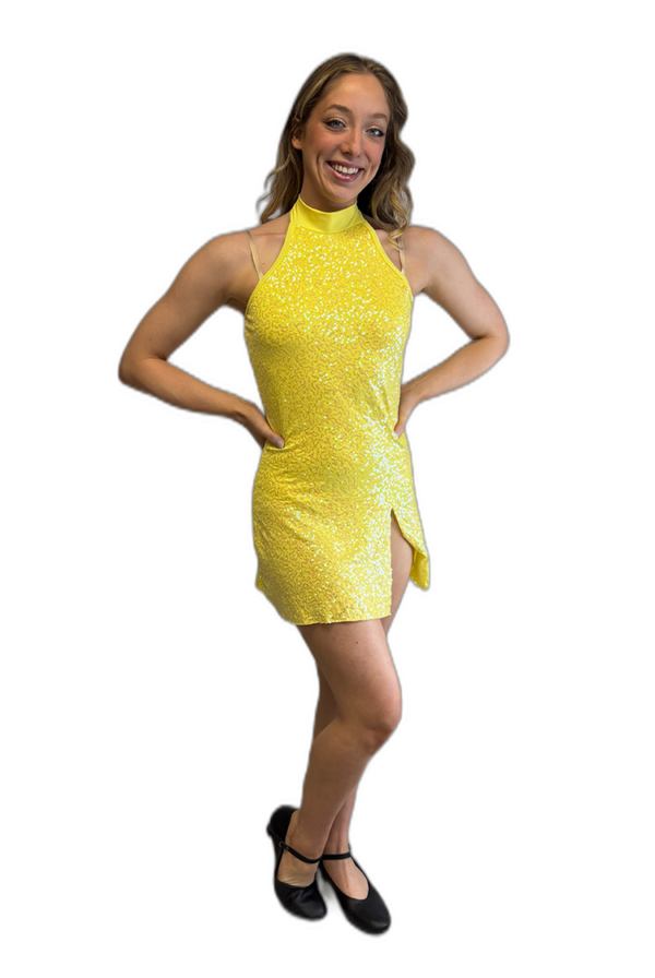 YELLOW MINI DRESS