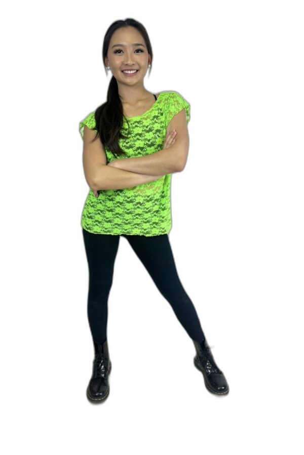 Green Lace Top