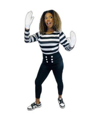 Mime Top and Pant with Gloves - Sold as a Set of 60