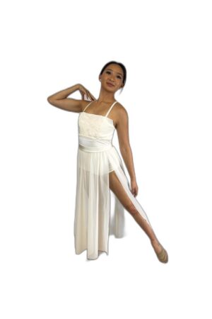 Lyrical cream skirt set