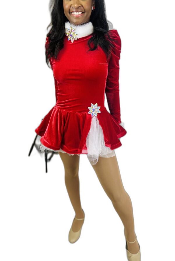 Holiday Santa Petticoat Dress - Image 3