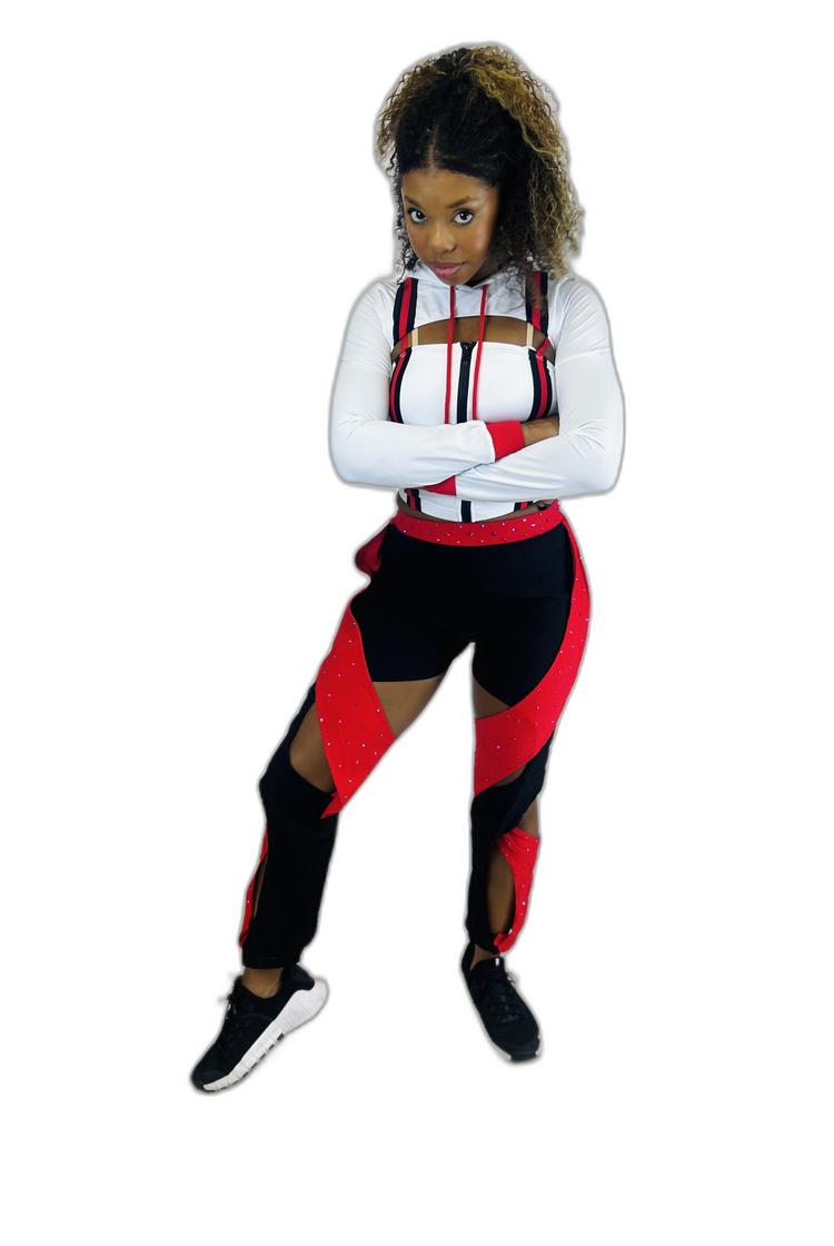 Black, Red, White Hip-Hop Set