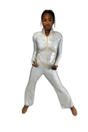 Iridescent Long-Sleeved Unitard