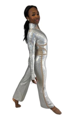 Iridescent Long-Sleeved Unitard