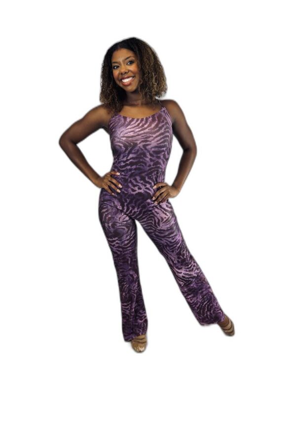Purple Cheetah Unitard - Sold as a Set of 5 - Image 3