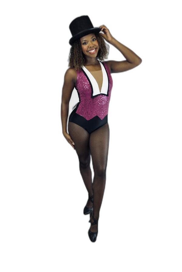 Turquoise Leotard in Pink or Turquoise - Image 2