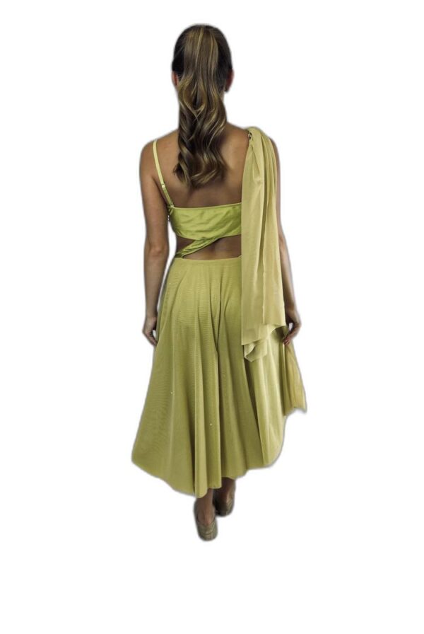 Green Long Lyrical Dress - Sold as a Set of 5 - Image 2